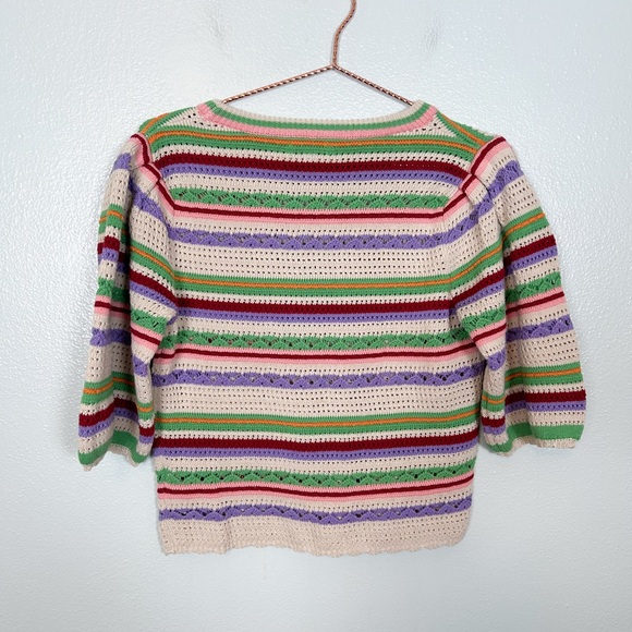 Suncoo Paris Colorful Striped Knit Sweater - Picture 4 of 11